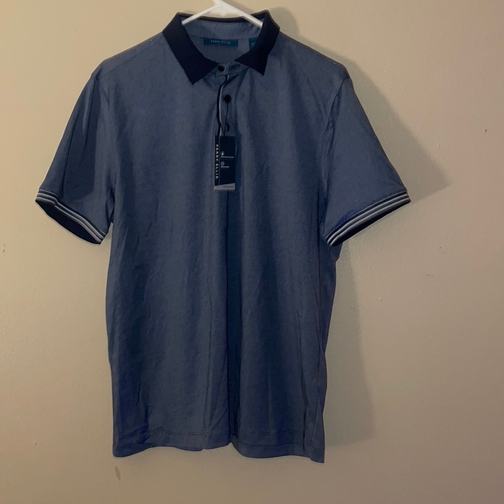 Blue collar mens shirt!